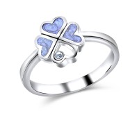 Lucky Clover Silver Rings NSR-2158